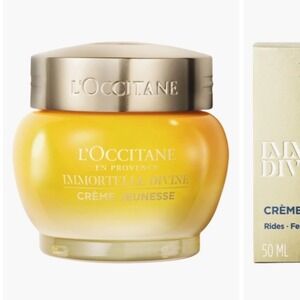 LOccitane Immortelle Divine Youth Cream 50ml 1.7oz Face Moisturizer Anti-Aging